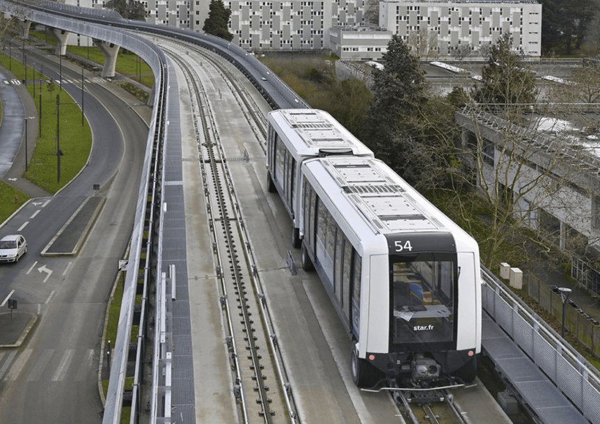 Mise en service opérationnelle de la ligne b du métro de Rennes